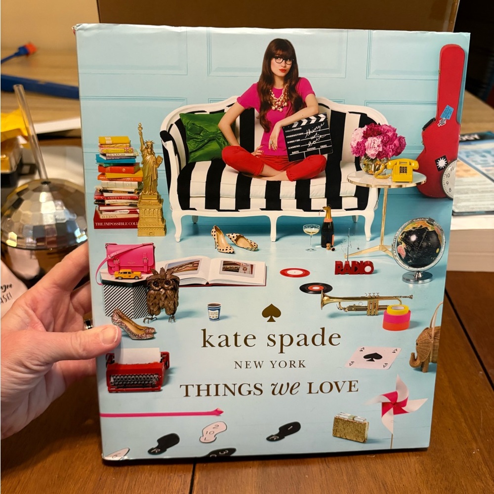 Kate Spade 20th Anniversary Book with Red and Blue Cover